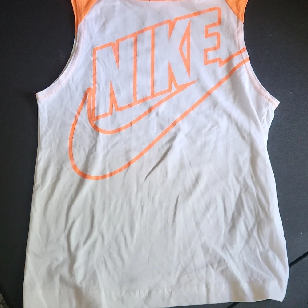 Nike White and Orange Athletic Set - Picture 2 of 3